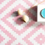 Ковер с современным дизайном в виде ромбов nuLOOM, 91x152 см, черный - фото 17