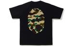 Футболка Bape Sta Camo Big Ape Head A BATHING APE, светло-камуфляжная черная - фото 11