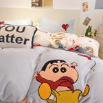 FUANNA Постельное белье, 3 предмета, 90x200 см, милый желтый - фото 4