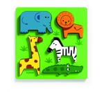 Деревянный пазл Некрокодил DJ01023 Djeco - фото