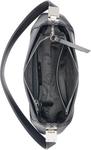Сумка-полуторка Calvin Klein Nori Top Zip Demi, Black/Silver - фото 2