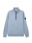 Свитер на молнии Stone Island, синий - фото