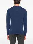 Шерстяной свитер WOOLRICH, синий - фото 4