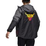 Стеганая куртка мужская черная Adidas, черный - фото 3