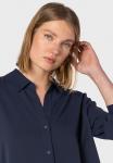 Блуза NAULOVER Button-down blouse, Navy Blue/Dark Blue - фото 3