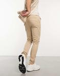 Бежевые чиносы скинни ASOS DESIGN - фото 4