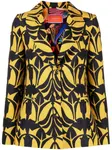 Блейзер с принтом La DoubleJ, желтый - фото