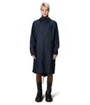 Парка мужская Rains длинная с капюшоном, синий - фото 4