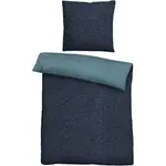 Постельное белье Biberna, (2 шт.), цвет dunkelblau-bleu - фото 2