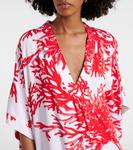 Кафтан Vanessa с принтом Melissa Odabash, Red Coral - фото 4