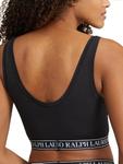Бюстгальтер Polo Ralph Lauren Bralette Bra Built Up Bralette, черный - фото 3