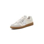 Женские низкие скейтерские кроссовки COMELY, Экрю/Абрикос - фото 2