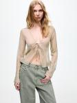 Блуза Pull&Bear, цвет Pastel Green - фото 2