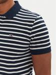 Рубашка поло облегающего кроя DM0DM20676 Tommy Jeans, синий - фото 4