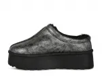 Lottys Platform Тапочки London Rag, Black/Metallic - фото 3