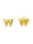 Серьги в форме буквы «W» Lucardi - фото