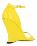 Vidette лаковые сандалии на платформе Salvatore Ferragamo, желтый - фото 3