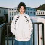 Свитшот унисекс FORNINES, белый с серым меланжем - фото 5