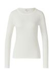 Топ s.Oliver Long sleeved top, Creme/Off-White - фото 5
