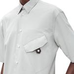 Серая мужская рубашка HERMES, серый - фото 4