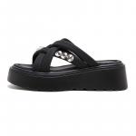 MALEMONKEY Женские слайдеры черные, цвет Black - фото