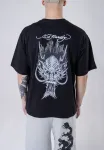 Футболка с принтом Ed Hardy, Black - фото