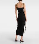 Платье миди la robe sierra bretelles Jacquemus, черный - фото 3