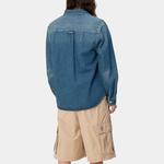 Carhartt WIP Рубашка-куртка с нашивкой логотипа, Blue - фото 7