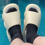 Thin strips Сандалии-шлепанцы Unisex, Ecru - фото 10