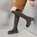 Сапоги женские Eblan, бежевый - фото 5