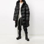 Пальто-парка мужское черное Rick Owens, черный - фото 2