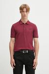 Поло Hugo, бордовый - фото