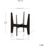 Подставка для кастрюль ECOPOTS «Stelzen 20», черный - фото 13