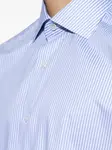 Рубашка в полоску Brioni, синий - фото 5