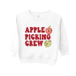 Толстовка с рисунком для малышей с рисунком Apple Picking Crew The Juniper Shop, белый - фото