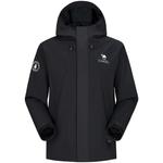 QIE Унисекс ветровка с капюшоном, Phantom Black (3-in-1 Model) 730B - фото 6