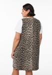 Платье Zizzi MIT TASCHEN UND LEOPARDENMUSTER, Leo Aop/Brown - фото 3