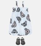 Платье с принтом Thomas Bear Burberry, синий - фото 2