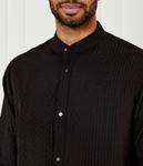 Рубашка Comfort fit Emporio Armani, черный - фото 4