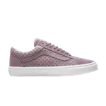 Кроссовки женские Old Skool Vans в клетку, сиреневый - фото