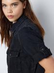 Noisy may Рубашка-платье в черном дениме - фото 3