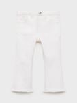 Детские расклешенные джинсы Mango, White - фото 3
