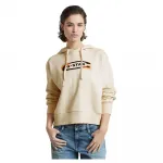 Худи G-Star Old Skool Logo Loose, бежевый - фото
