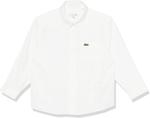 Lacoste Unisex Contrast Pocket Shirt, Blanc - фото