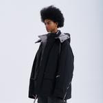 Стеганая куртка унисекс A Square Root, черный - фото 10