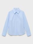 София Slim Fit Поплин Рубашка Mango, Pastel Blue - фото 3