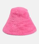 Панама из искусственного меха Ruslan Baginskiy, розовый - фото