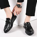 Лоферы мужские черный Shupate - фото 5