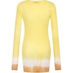 Платье с длинными рукавами женское желтое Miu Miu - фото 2