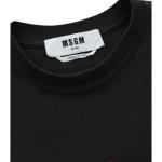 MSGM Женское черное платье с коротким рукавом - фото 4